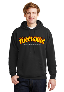 TucciGang Black Fire Hoodie - Alex Tucci Merchandise