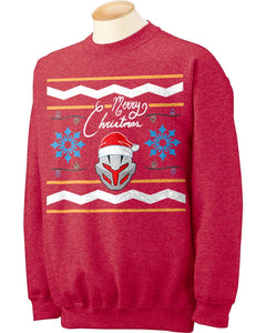 Moon Christmas Antique Cherry Red Sweatshirt