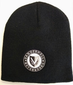 Vanderhall Black Beanie with Shield Logo