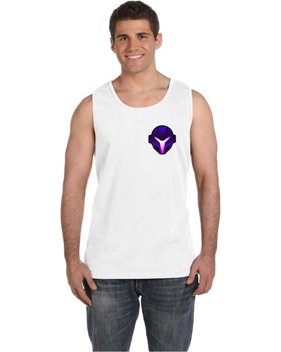 BlakeTheMOON Pocket-Sized Dark Samus White Tank Top