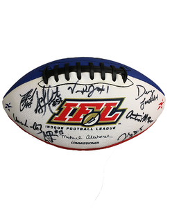 Salt Lake Screaming Eagles Inaugural Season Football Signed (Indoor Football League Logo Side)