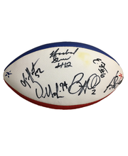 Salt Lake Screaming Eagles Inaugural Season Football Signed (White Side)