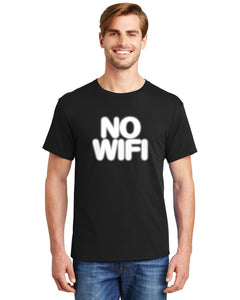 MOON Apparel - No Wifi Black T-Shirt