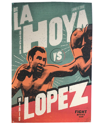 Oscar De La Hoya vs. Mario Lopez Fight Night Poster