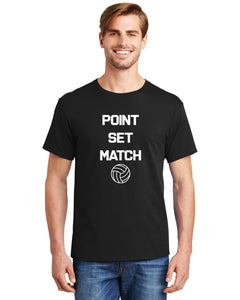 Point, Set, Match Volleyball Black Shirt