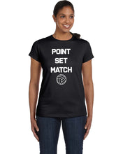 Point, Set, Match Volleyball Black Shirt