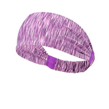 Women Purple Volleyball & Yoga Headband