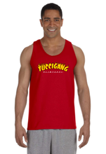 TucciGang Red Fire Logo Tank Top - Official Alex Tucci Merchandise