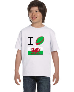 Rugby Wales White Youth Shirt