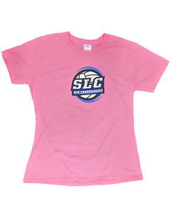 Salt Lake Bid Tournament Women's Pink T-Shirt (Intermountain Volleyball Association)