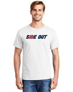 Side Out Idaho Volleyball White Men's Shirt