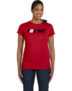 Side Out Idaho Volleyball Red Shirt