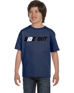 Side Out Idaho Volleyball Blue Youth Shirt