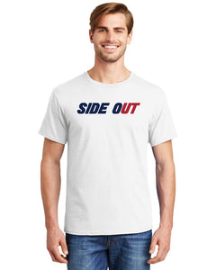 Side Out Utah Volleyball White Men's Shirt
