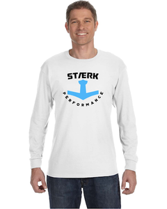 Staerk Performance White Amulet Long-Sleeve Tee