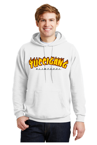 TucciGang White Fire Hoodie - Alex Tucci Merchandise