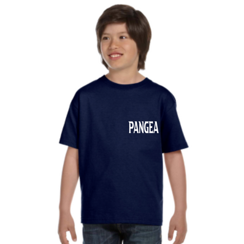 Pangea Navy Youth World Tee (Front)