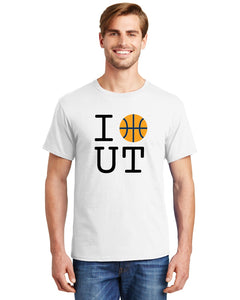 Basketball Utah Tee - Yellow Ball Design