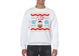 Moon Christmas White Sweatshirt