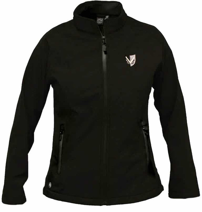 Vanderhall Motor Works Women's Soft Shell Black Jacket