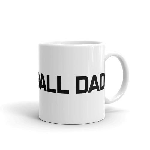 Volleyball Dad White Mug