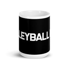 Volleyball Dad Black Mug