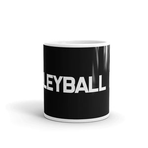 Volleyball Mom Black Mug