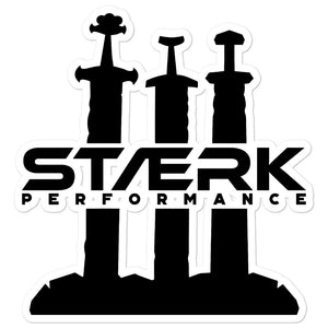 Staerk Performance Black Sword Sticker