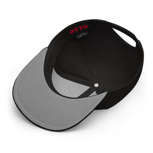 TucciGang Fire Black Snapback Flipped Side