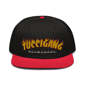 TucciGang Fire Red & Black Snapback